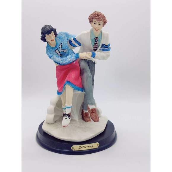 Vintage Jitterbug 9.5" Dance Sculpture 1989 A.E.P. Albert E Price Bellmawr NJ TW - Picture 2 of 16